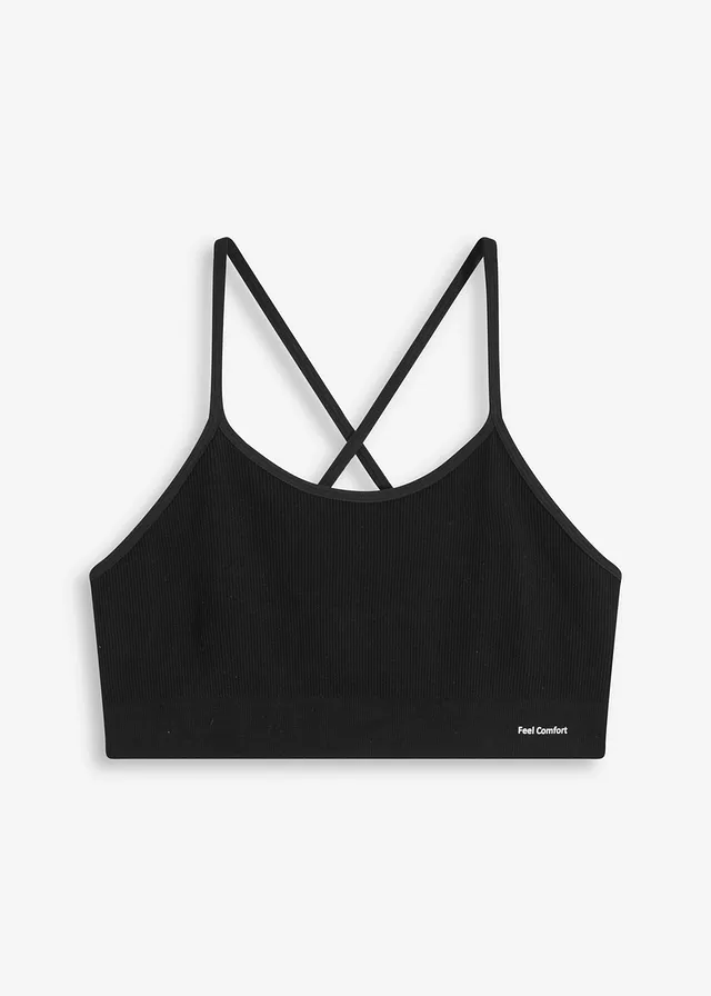Bustieră în stil sport Feel Comfort, fără cusături