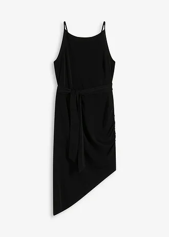 Žerzejové šaty, barva: černá