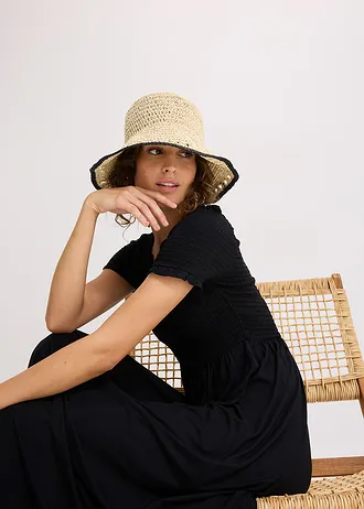 Visssershoed uit papiervezels • naturel-zwart • bonprix online shop