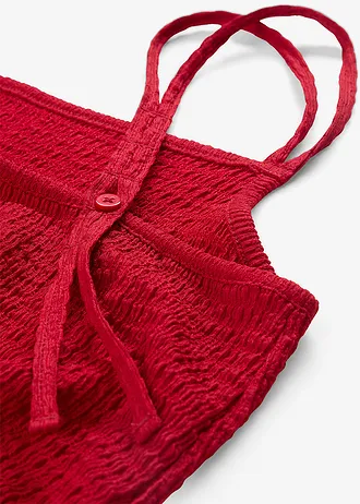Šaty na ramienka, prestaviteľné, z elastického materiálu • čili červená • obchod bonprix