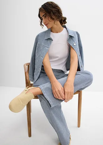 Tanktop met siernaden • wit • bonprix online shop