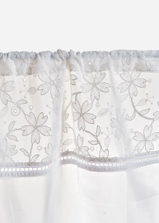 Brise-bise en coton avec broderies • blanc • product-page.page-title-suffix