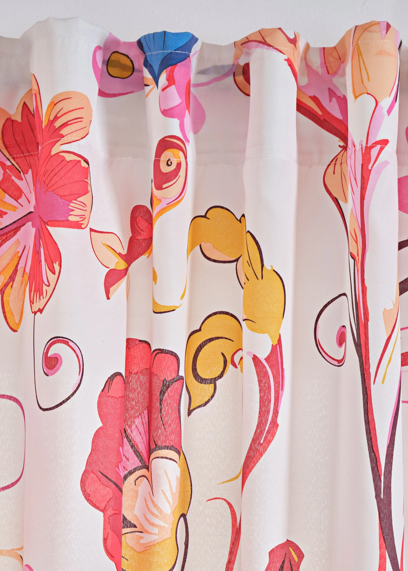 Zasłona z poliestru z recyklingu ze wzorem w kwiaty (1 szt.) • kolorowy • bonprix obchod