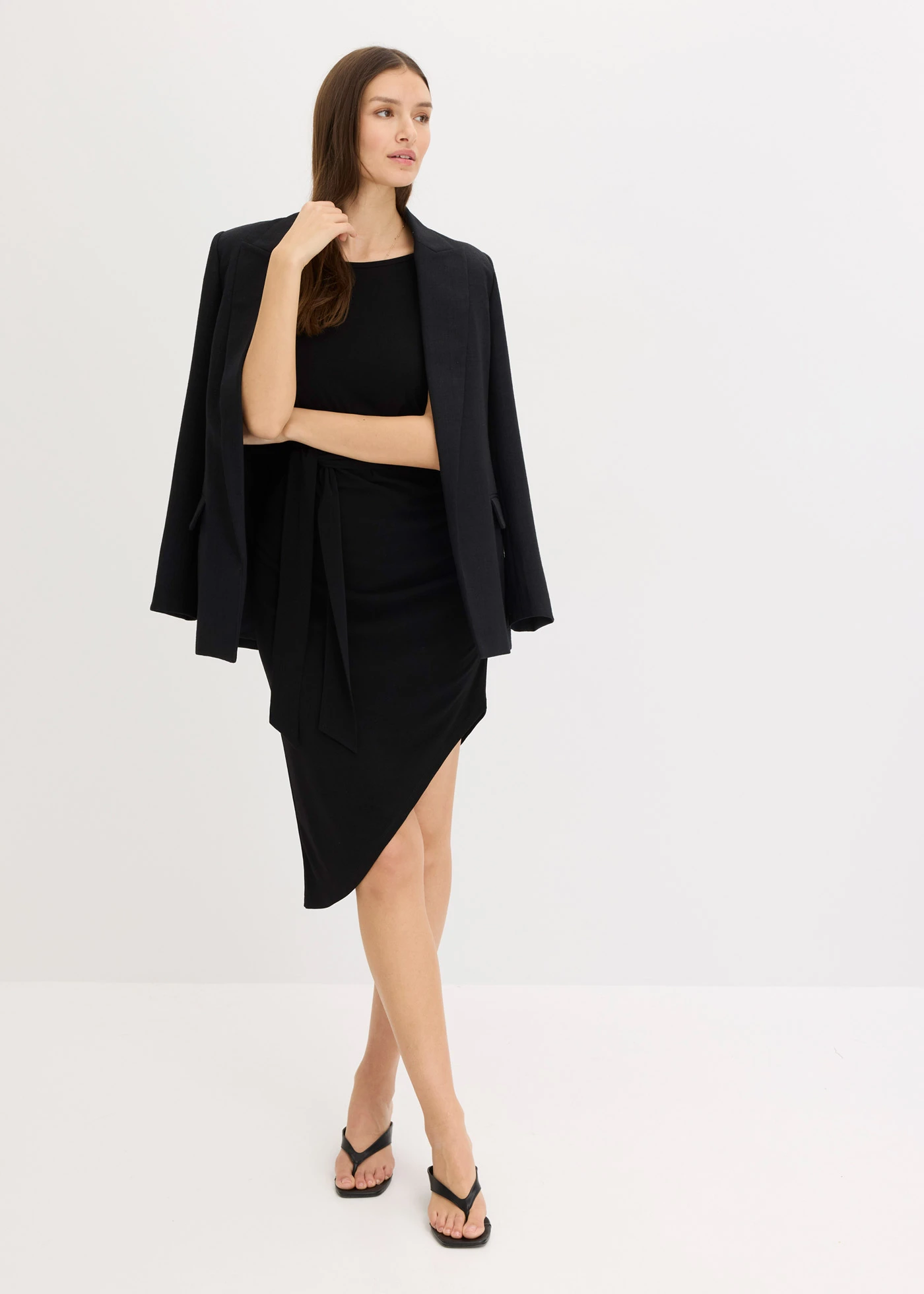 Žerzejové šaty • černá • bonprix obchod