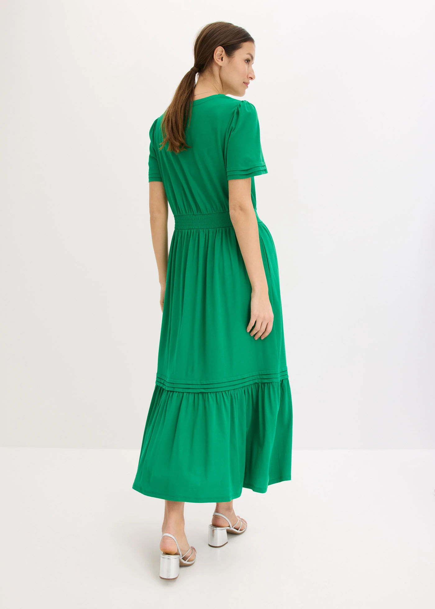 Jersey jurk • edelsteengroen • bonprix online shop