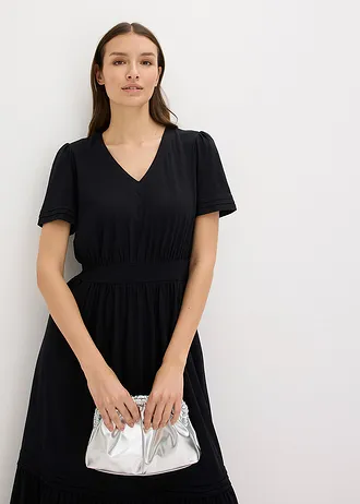 Jersey jurk • zwart • bonprix online shop