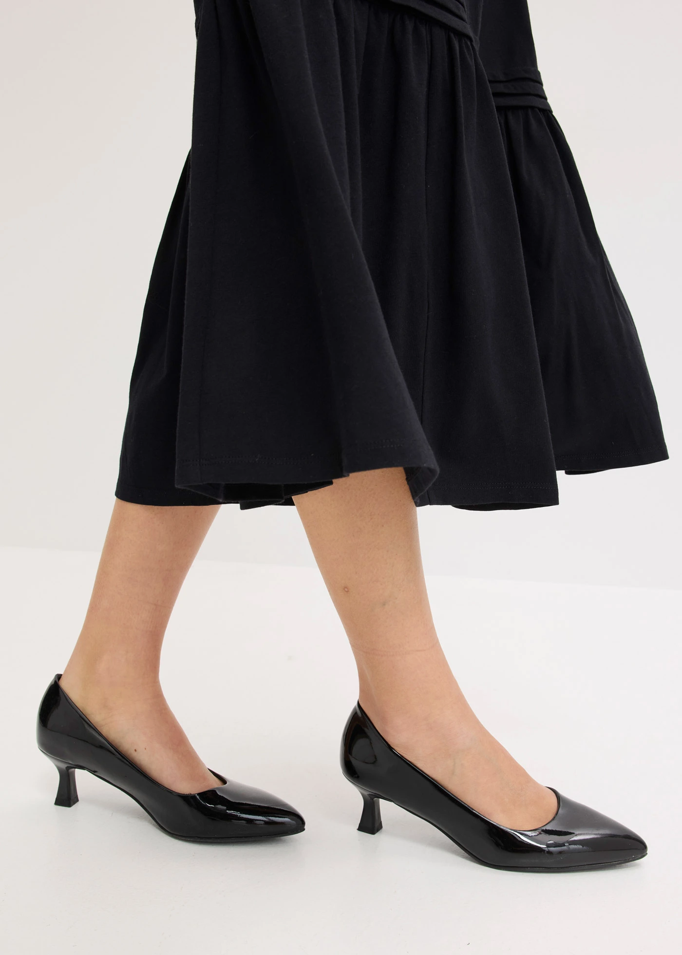 Jersey jurk • zwart • bonprix online shop