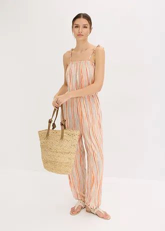 Žerzejový overal • s barevnými proužky • bonprix obchod