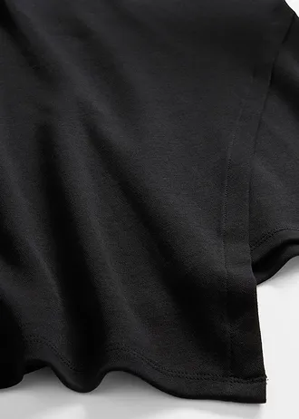 Triko z čisté organické bavlny • černá • bonprix obchod