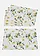 Placemats (set van 4) met citroenprint, Kleur: wit-geel