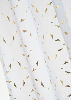 Transparant gordijn • wit-goudkleur • bonprix online shop