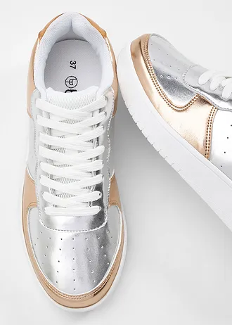 Plateau sneakers • koperkleur/zilverkleur • bonprix online shop