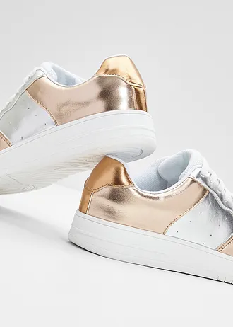 Plateau sneakers • koperkleur/zilverkleur • bonprix online shop