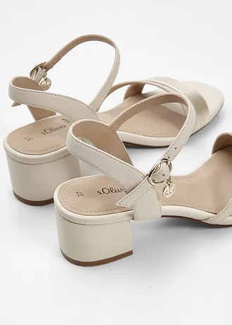 s.Oliver comfort sandaletten • beige • bonprix online shop