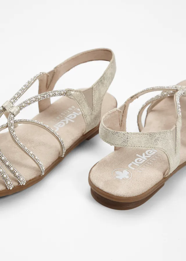Sandales Rieker confortables avec strass • champagne • product-page.page-title-suffix