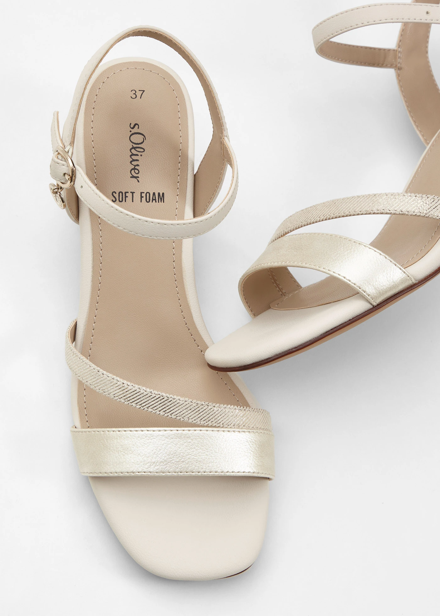 s.Oliver comfort sandaletten • beige • bonprix online shop