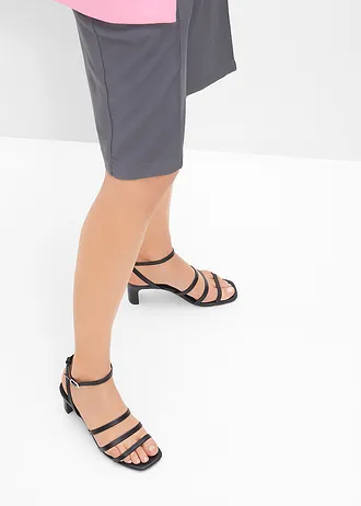 Sandaletten met riempjes en smalle hak • zwart • bonprix online shop