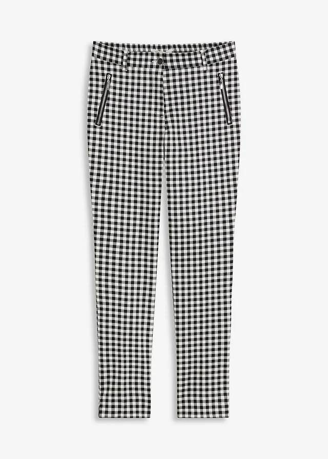 Pantaloni cu carouri Vichy