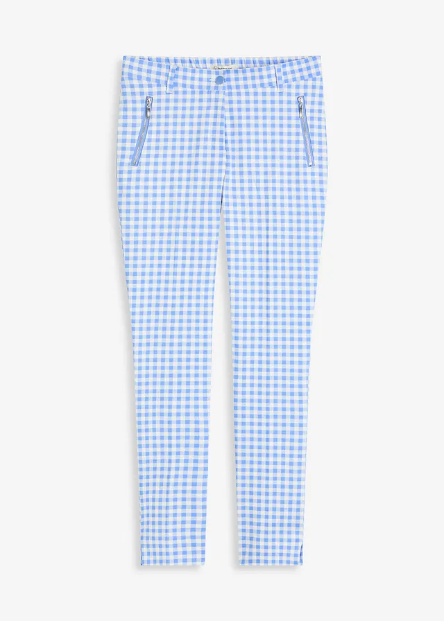 Pantaloni cu carouri Vichy