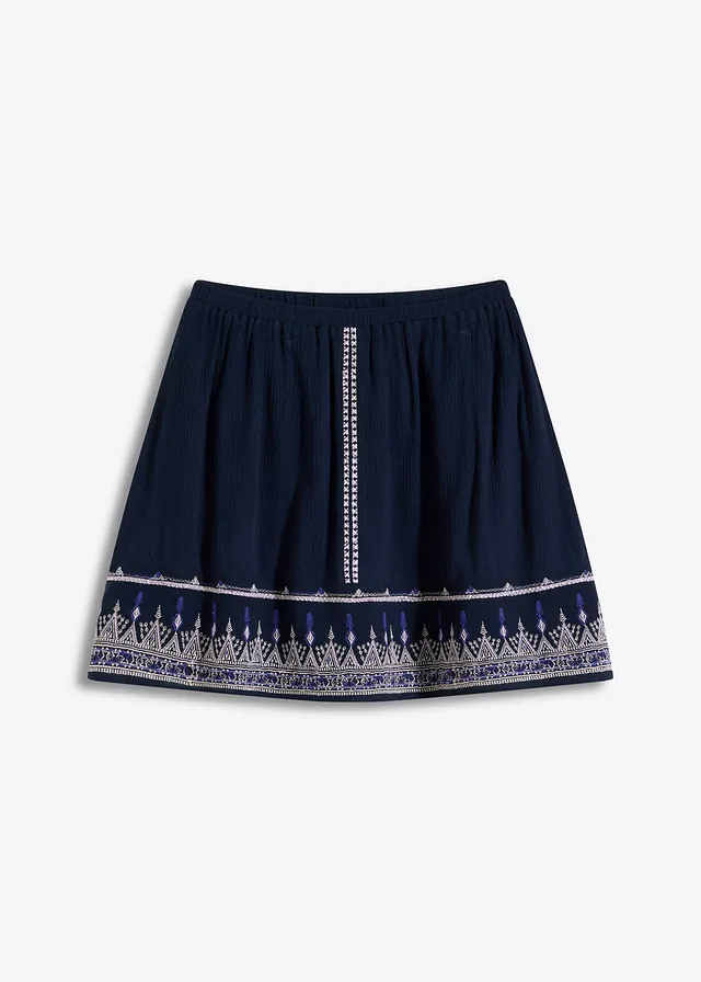 Fustă mini cu broderie