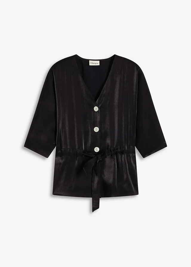 Blúzka s opaskom na zaviazanie