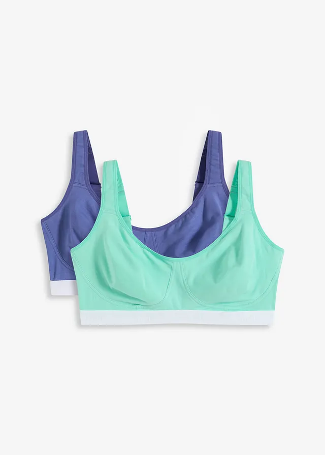 Lot de soutiens-gorge coton moulés sans armatures • Prix 11,99