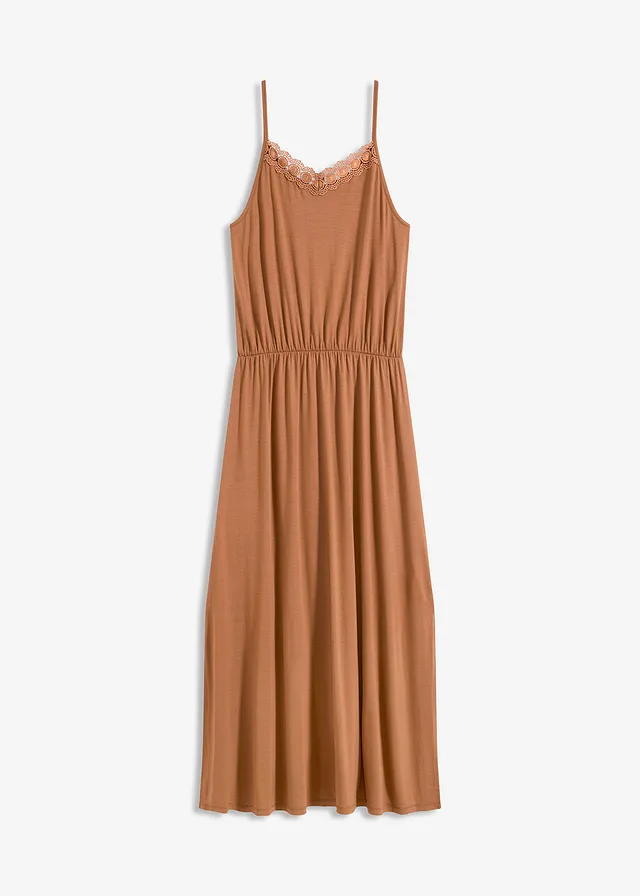 Rochie din jerse cu dantelă