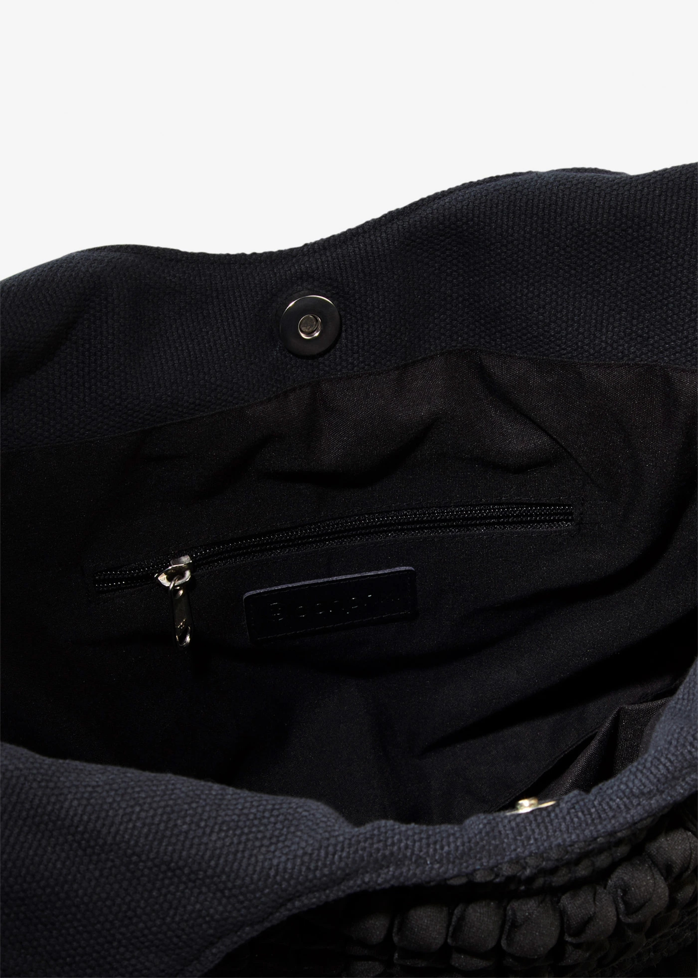 Stoffen shopper met gestructureerd patroon • zwart • bonprix online shop