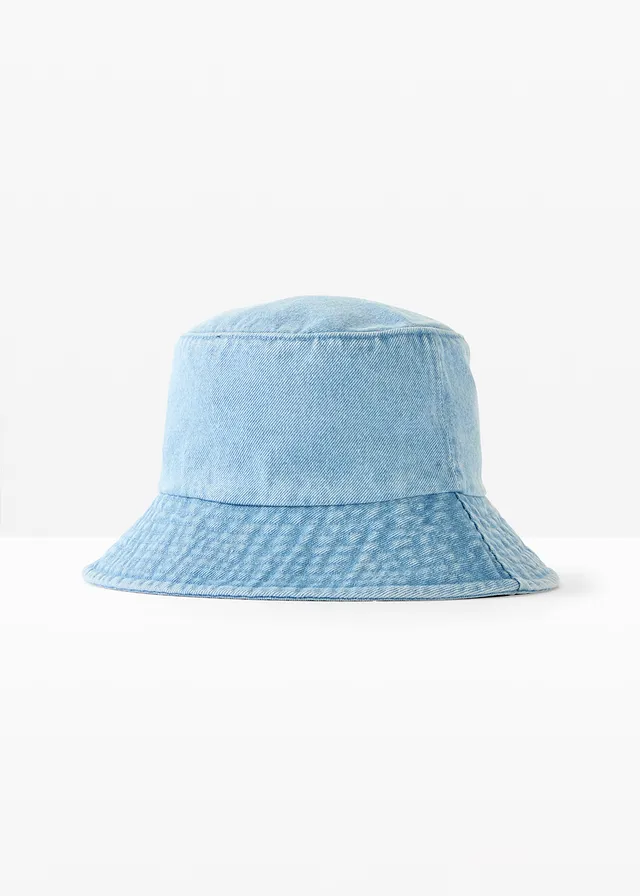 Chapeau en denim de coton
