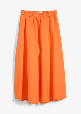 Midirok van een linnenmix