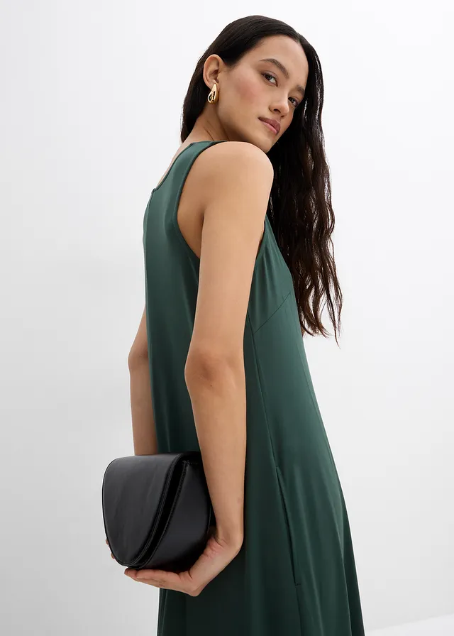 Midi jurk in A-lijn • schaduwgroen • product-page.page-title-suffix