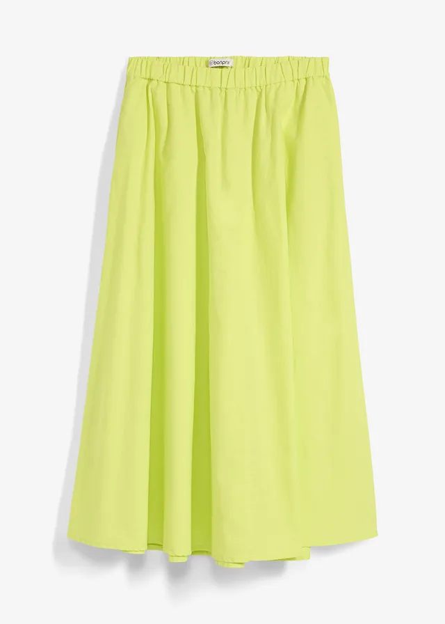 Midirok van een linnenmix • citrusgeel • bonprix online shop