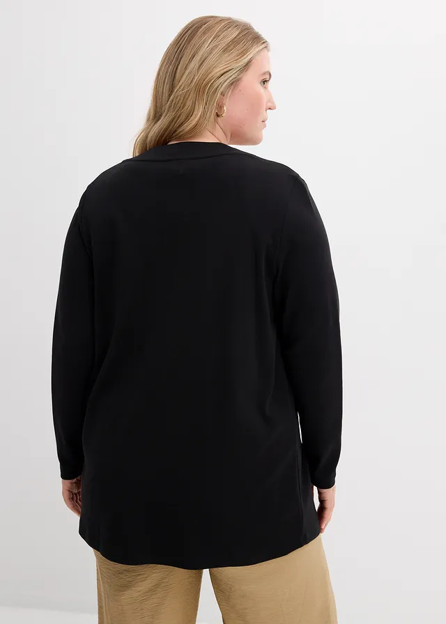 Gilet en jersey, 100% coton, Couleur: noir