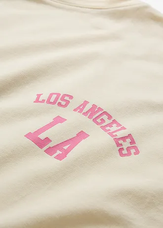 Oversize tričko • krémově bílá • bonprix obchod