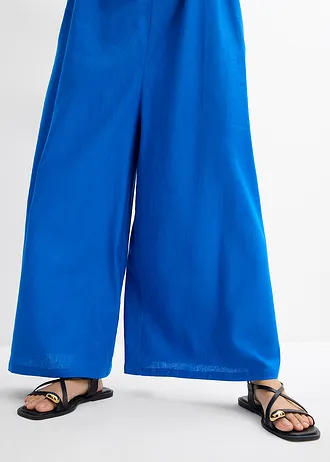 Overál könnyű lenvászon-viszkóz-keverékből • azúrkék • bonprix áruház