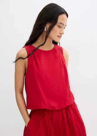 Blousetop van puur katoen • chilirood • bonprix online shop