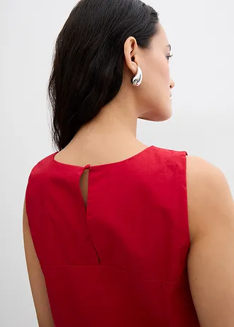 Blousetop van puur katoen • chilirood • bonprix online shop