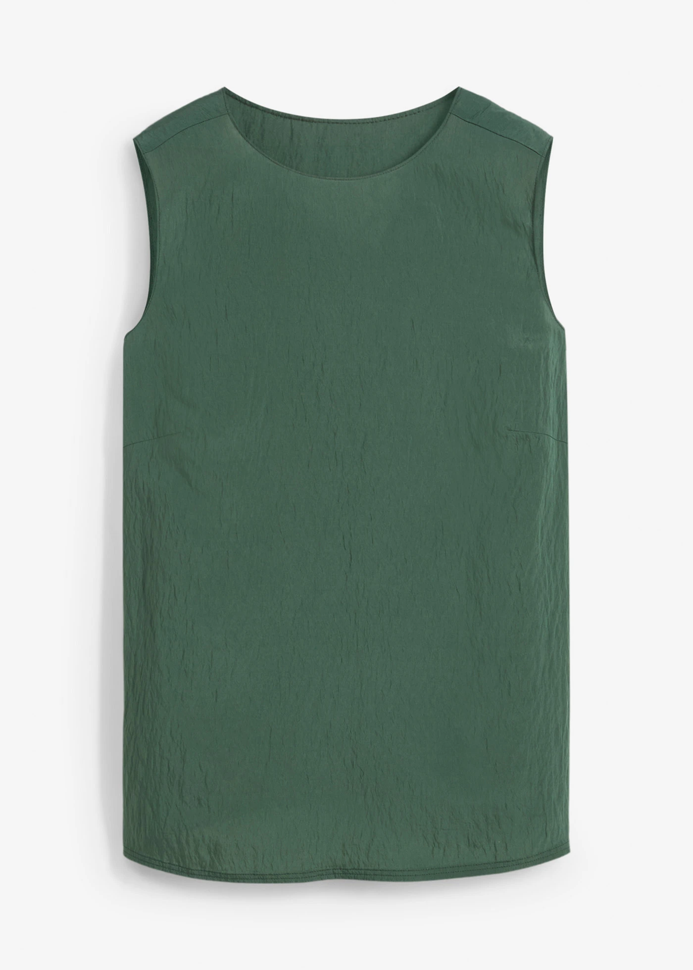 Halenkový top z mačkané viskózové směsi • stínová zelená • bonprix obchod