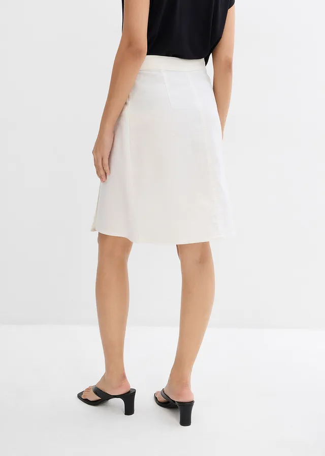 Minirok van twill • wolwit • product-page.page-title-suffix