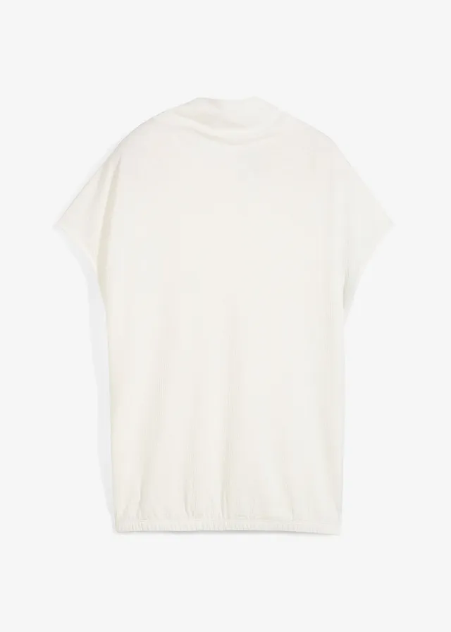 Úpletová blúzka zo štruktúrového krepu