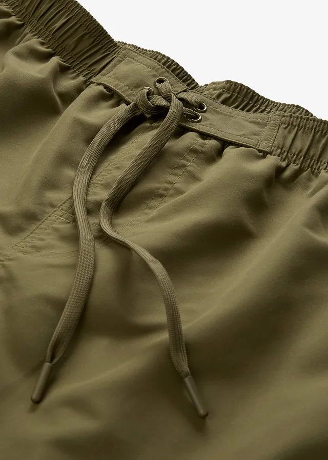 Zwemshort met zijzakken • donkerolijfgroen • product-page.page-title-suffix