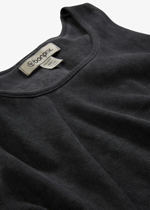 Débardeur 100% coton • gris ardoise délavé • product-page.page-title-suffix