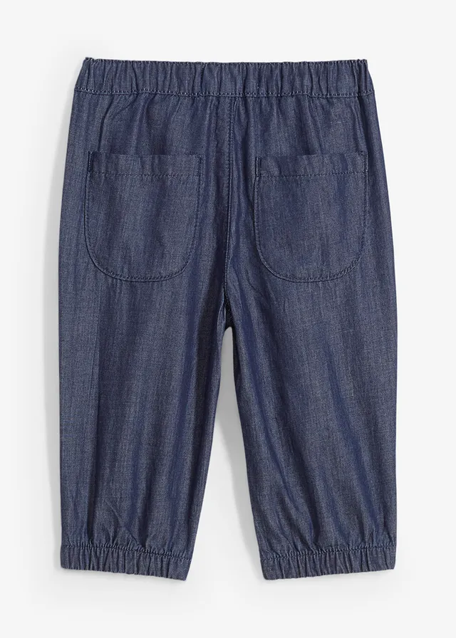 Blugi cu elastic în talie din bumbac organic 100%