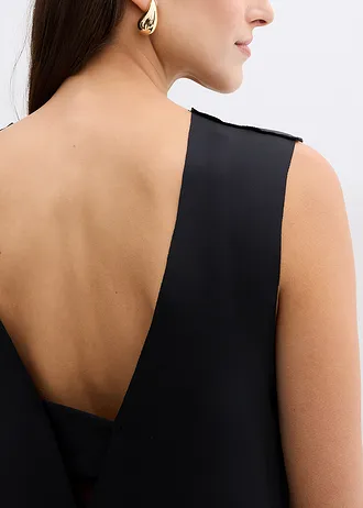 Mini jurk van scuba • zwart • bonprix online shop