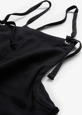 Overal z měkké viskózy • černá • bonprix obchod