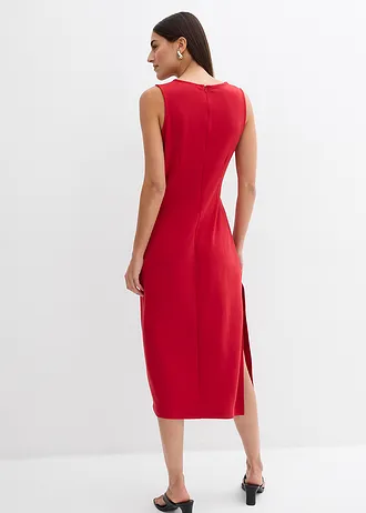 Midi jurk van comfortabel Punto di Roma • chilirood • bonprix online shop