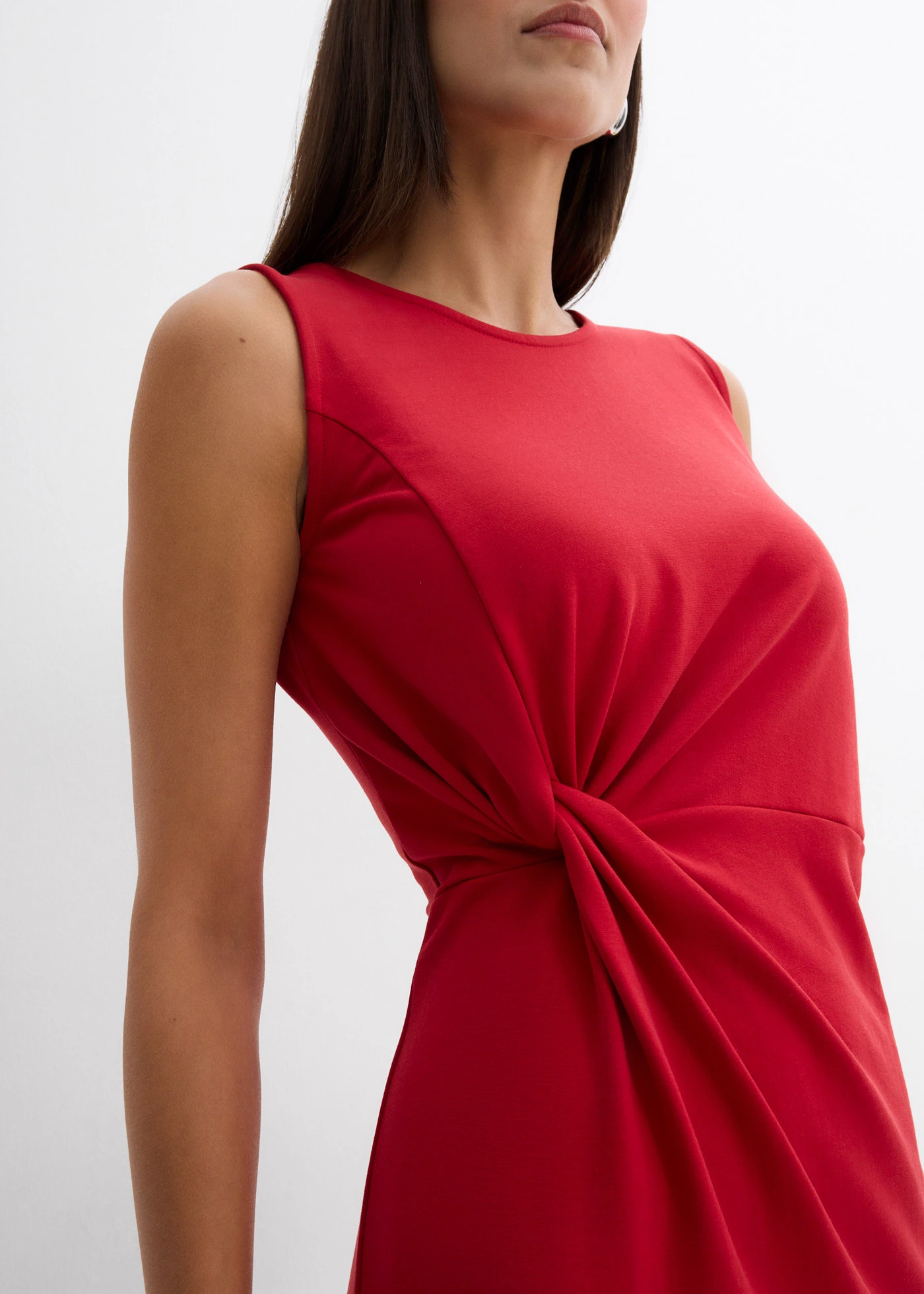 Midi jurk van comfortabel Punto di Roma • chilirood • bonprix online shop