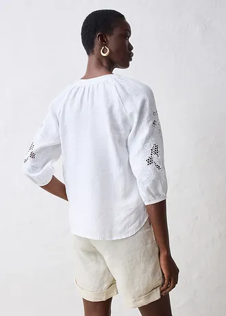 Tunique 100% lin • blanc • Boutique bonprix