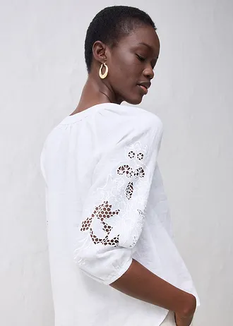 Tuniek van puur linnen • wit • bonprix online shop