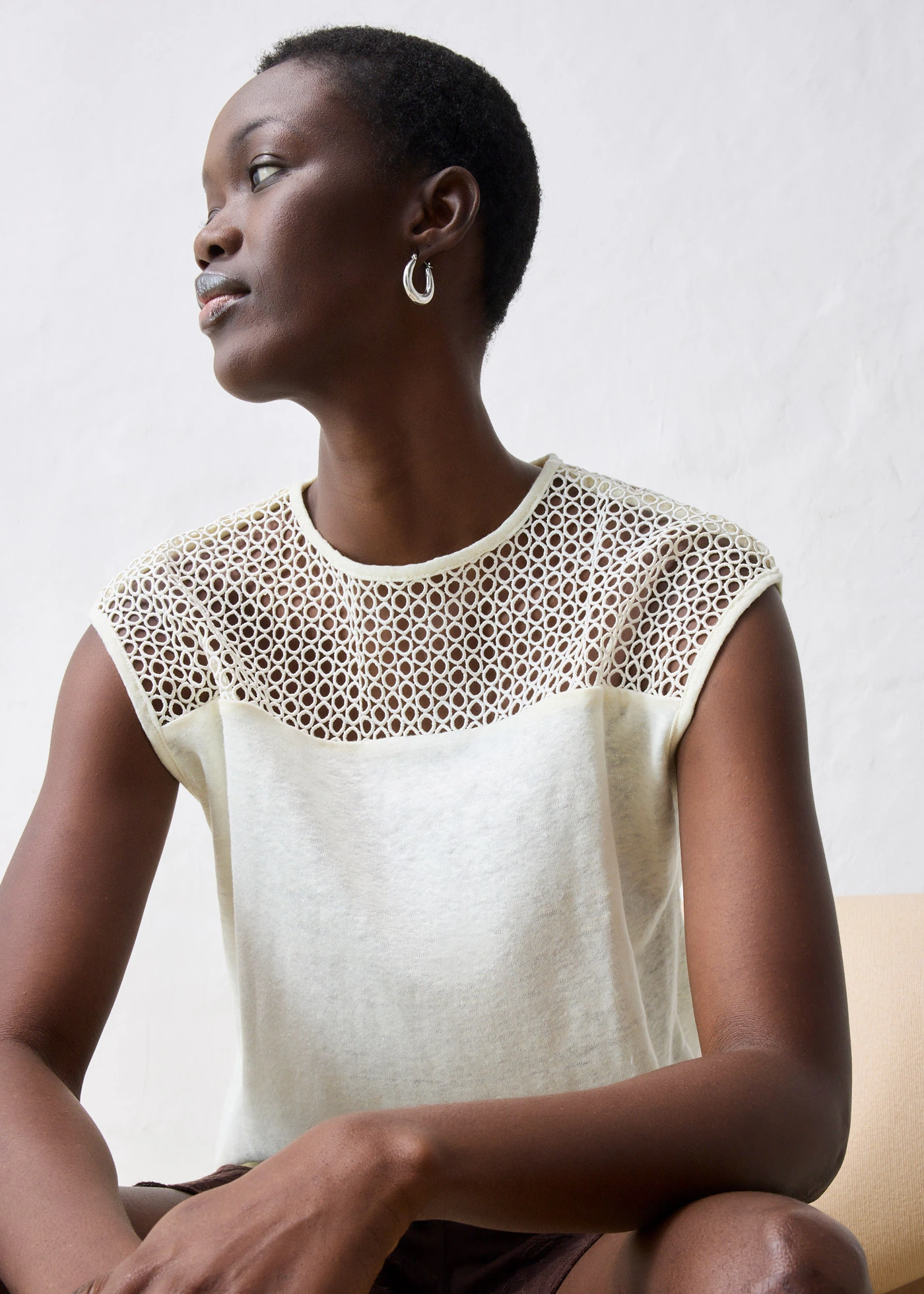 Top din in 100% • ecru • magazin bonprix